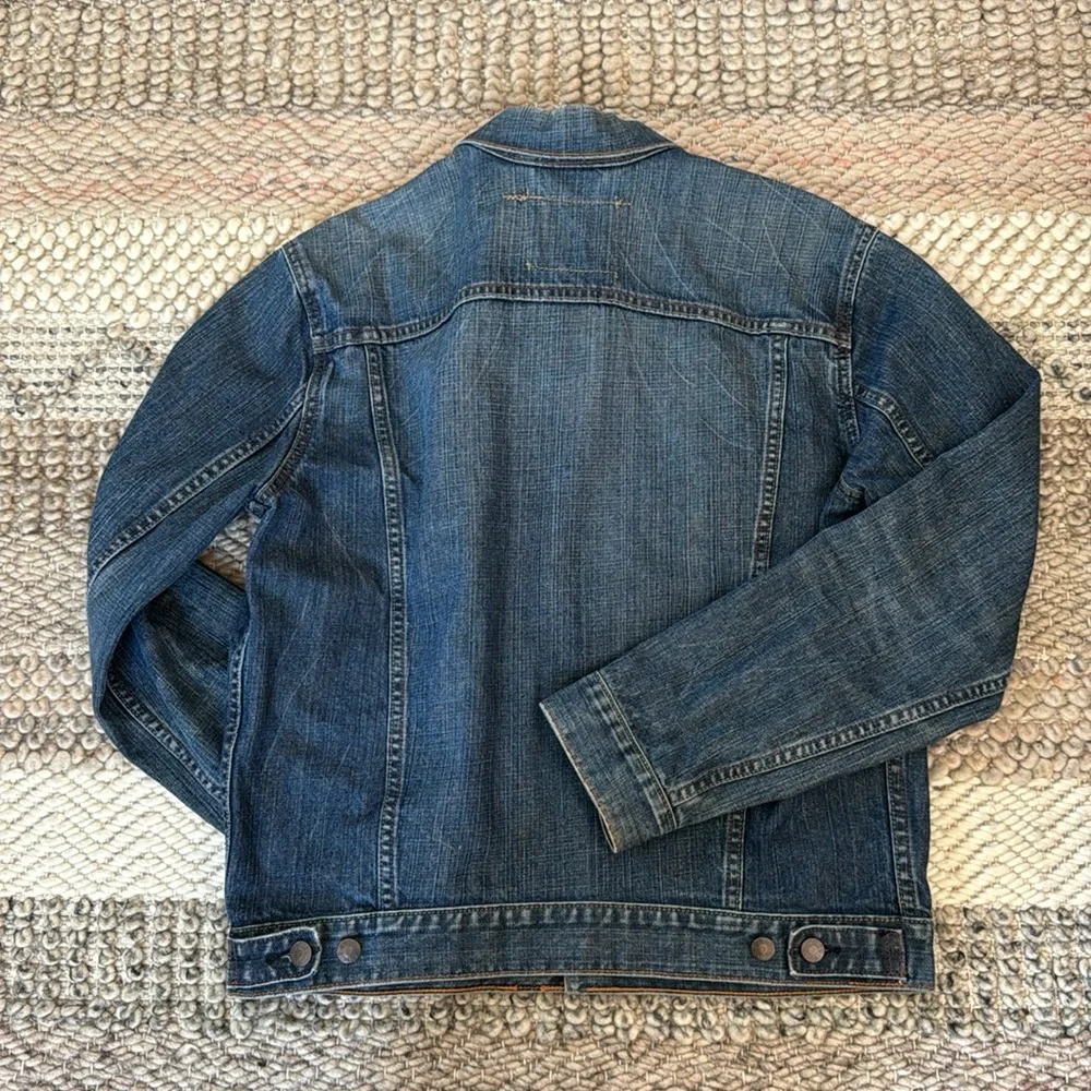 Levi’s Red Tab Slim Trucker Denim Jacket Blue - Picture 5 of 7